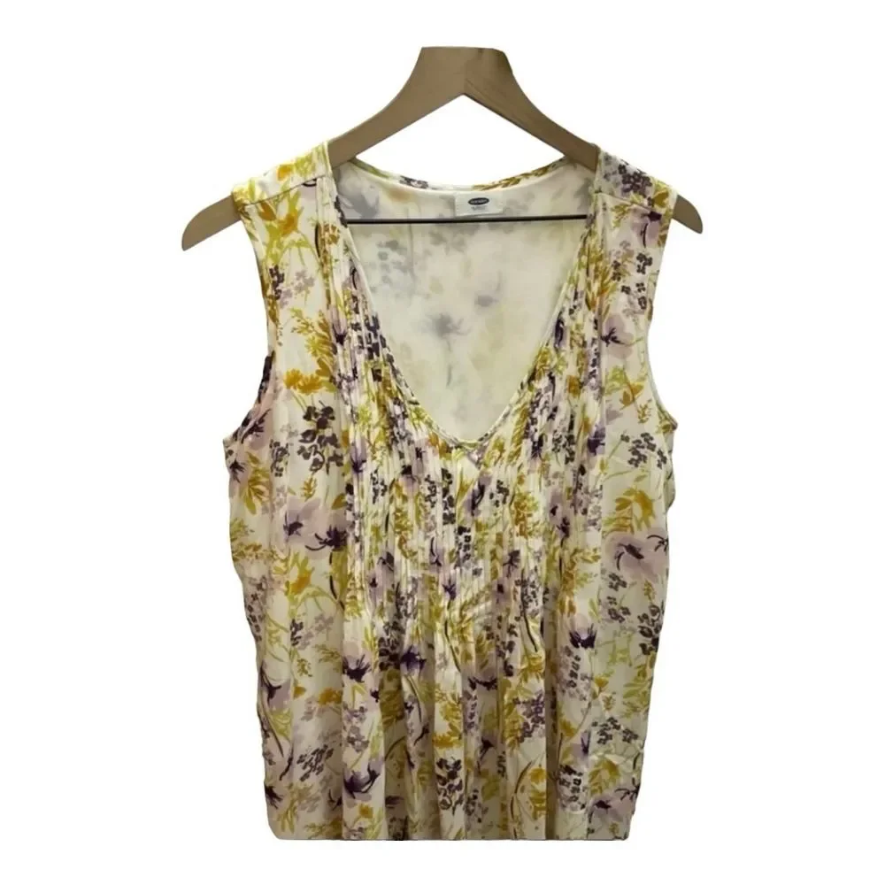 Old Navy Floral Print Sleeveless Dress Mini Casual Size XL - Picture 2 of 12